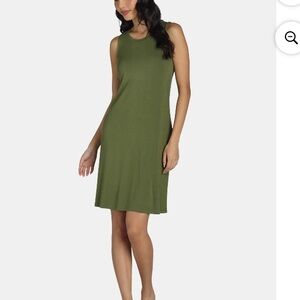 Time And Tru Elegant Olive Green Chemise